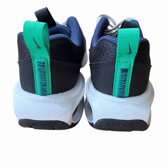 Nike Air Max INTRLK Lite Midnight Navy Stadium Green KIDS 2.5 Y Running Shoes - Picture 5 of 9